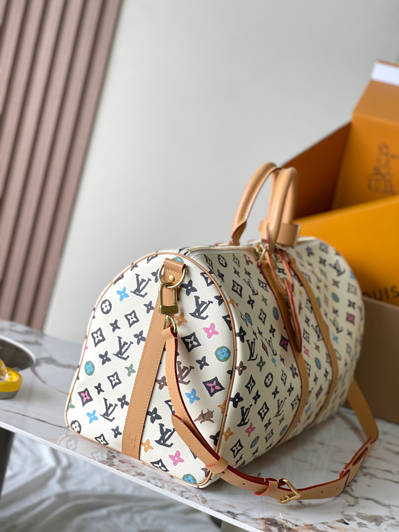 L0vis Vvtt0n by Tyler, the Creator Keepall Bandouliere 45 -45 x 27 x 20CM