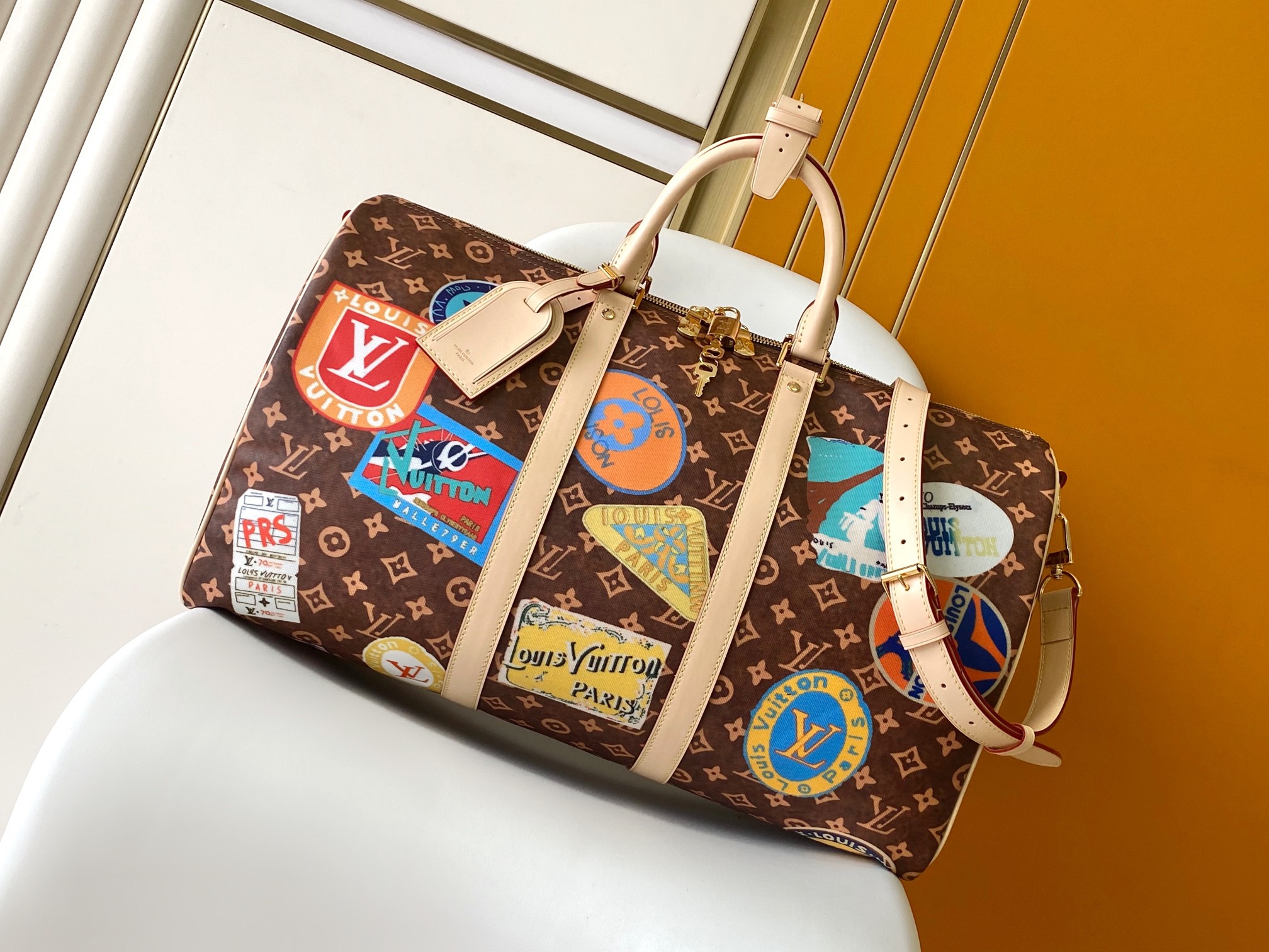 l0vis Vvtt0n keepall bandoulière 50- m13966-50 x 29 x 23cm
