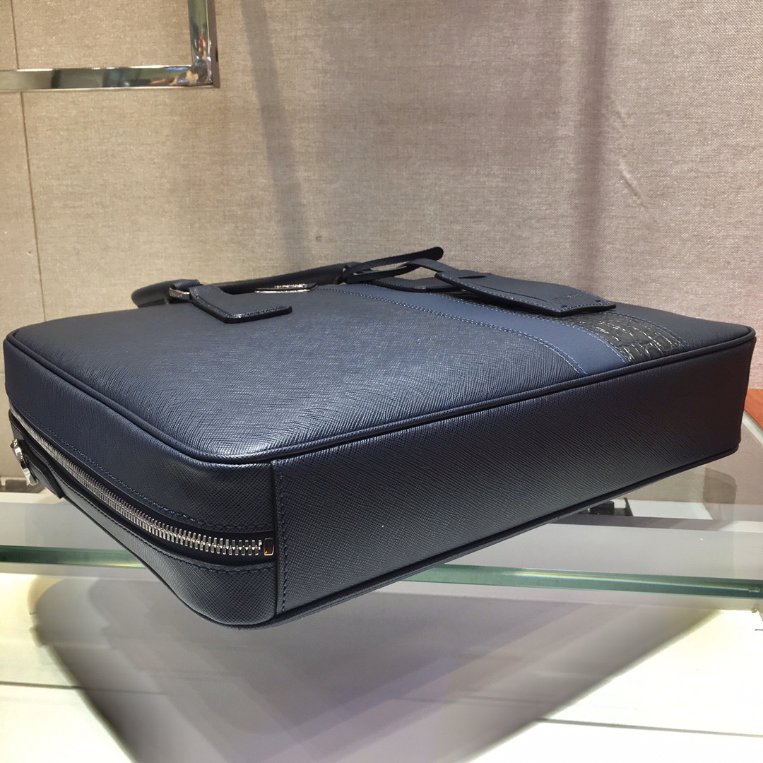 Pra*a saffiano top handlebag-2ve011d-36*28*6.5cm