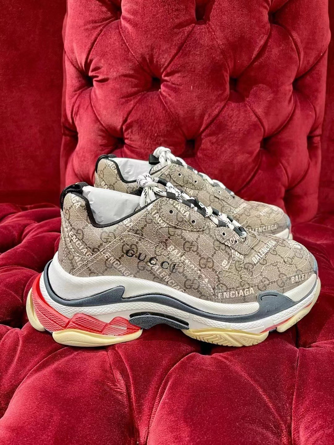 ba*len*cia*ga triple sneakers&G*u*i