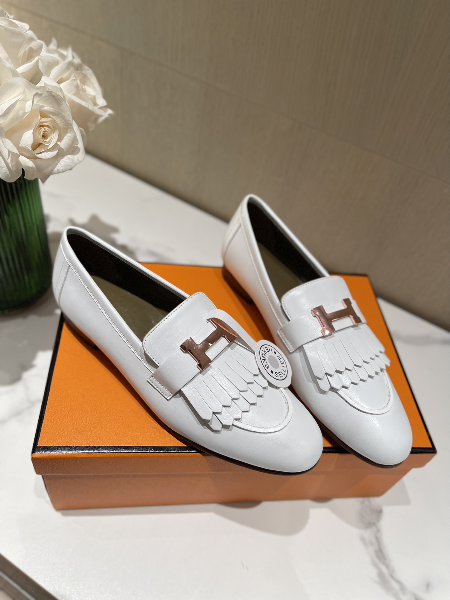 H**mes loafers(eu35-eu40)