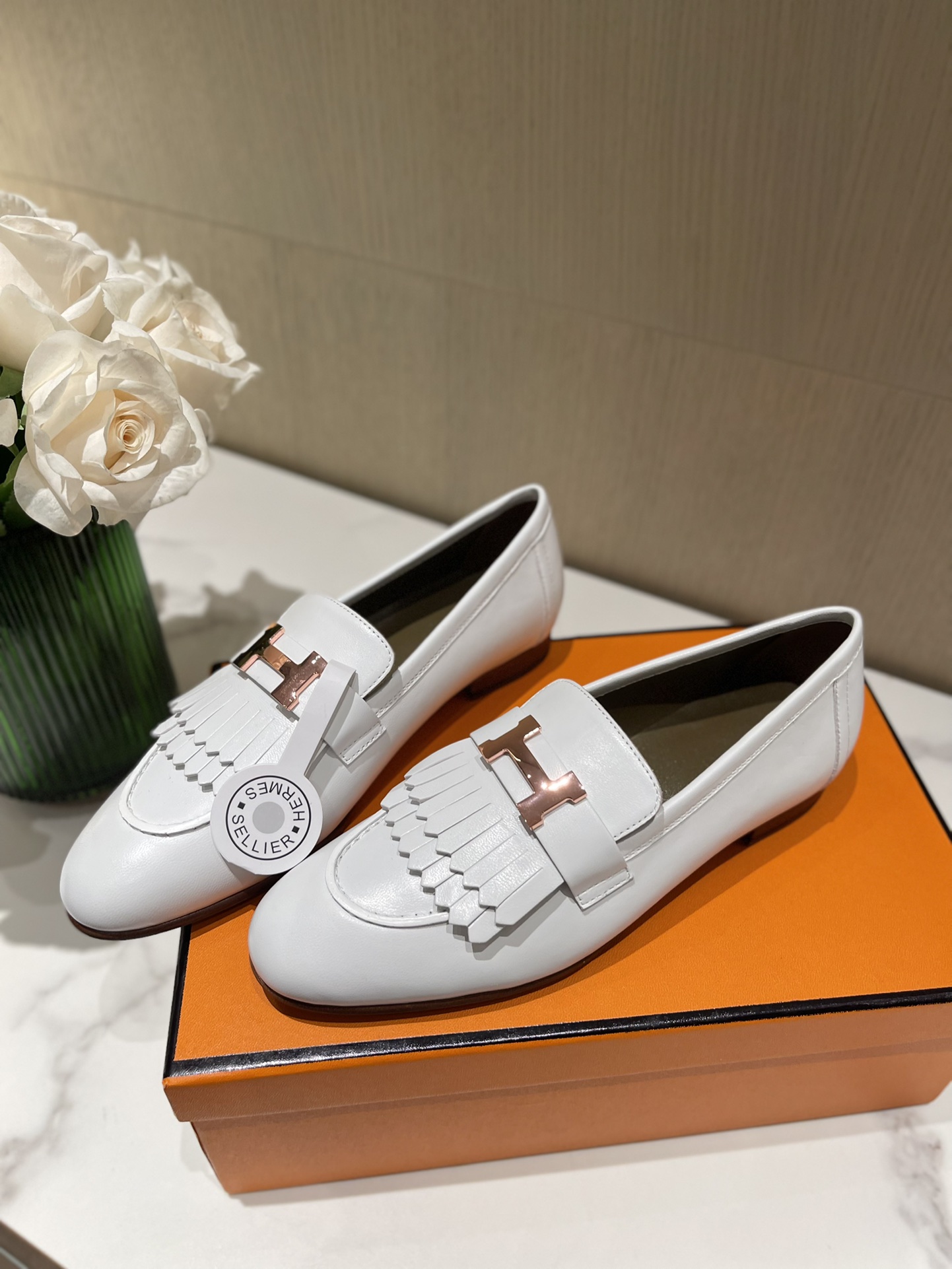H**mes loafers(eu35-eu40)