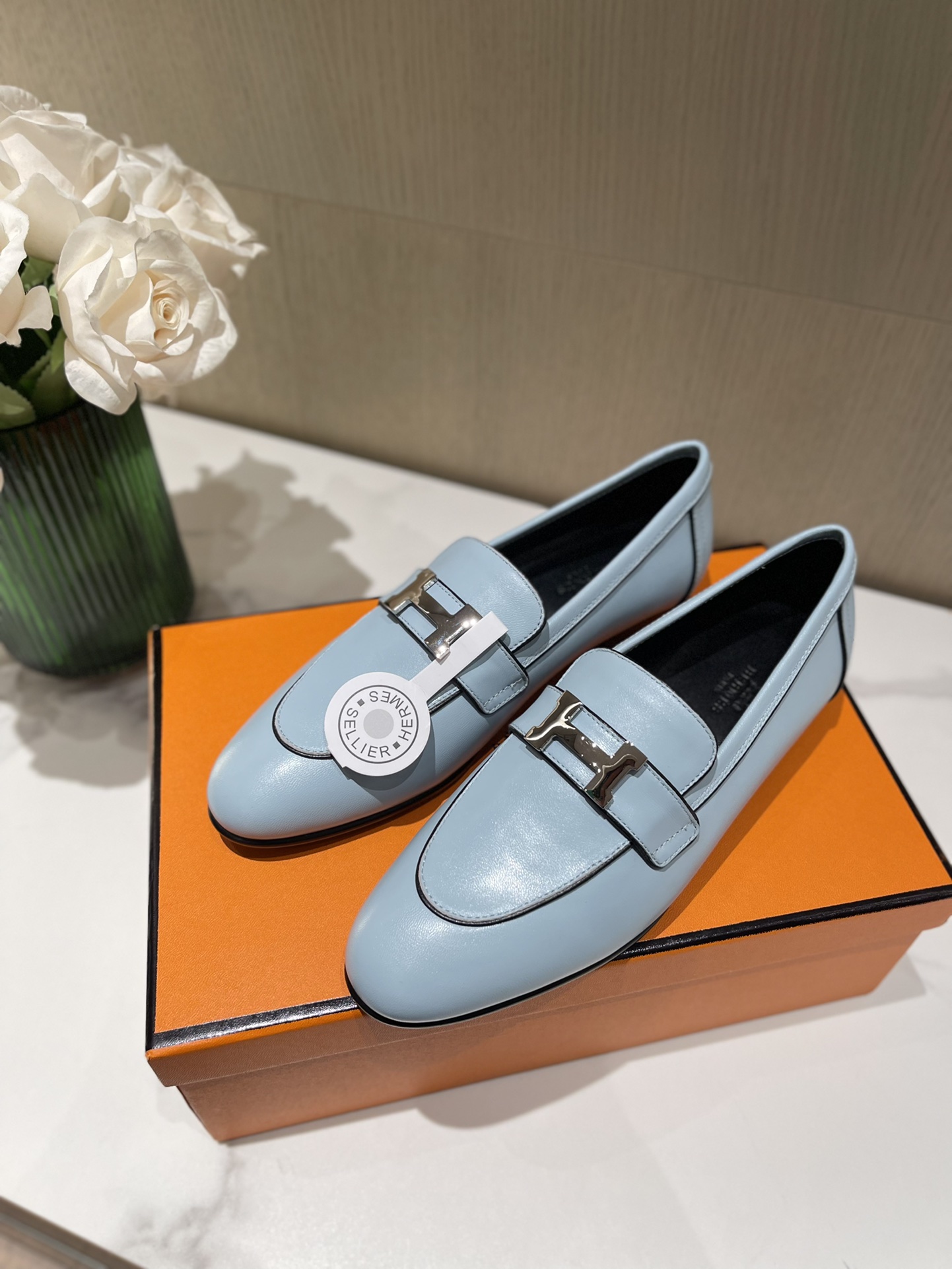 H**mes loafers(eu35-eu40)