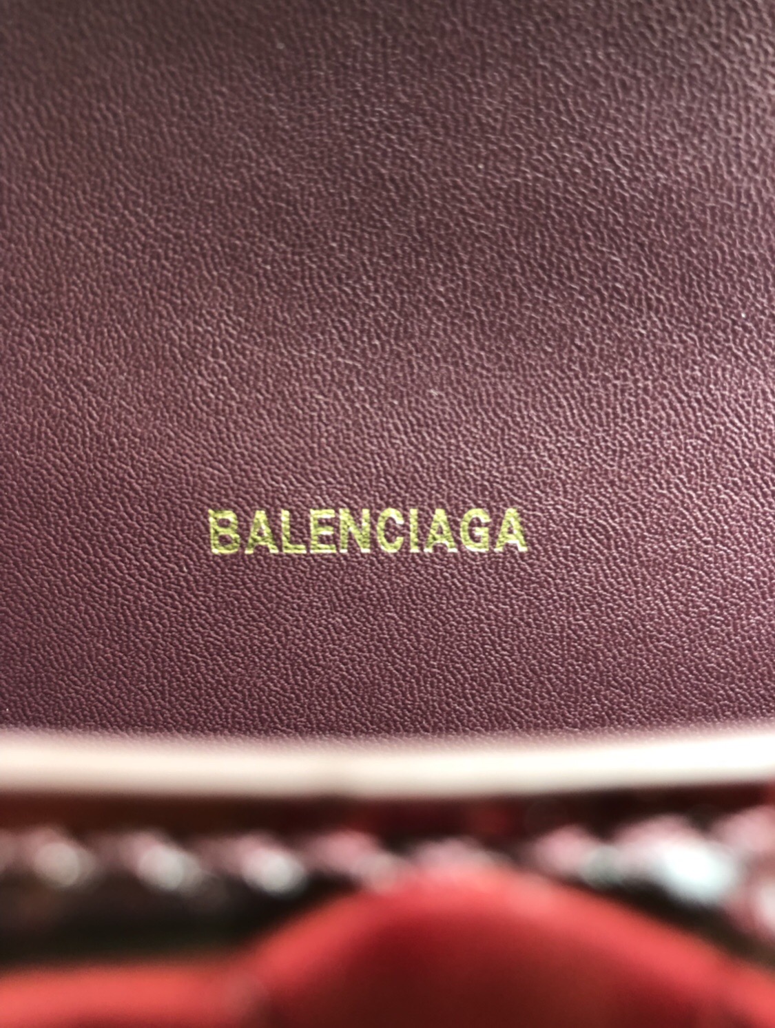 Ba*len*cia*ga small hourglass bag-13*8*19cm