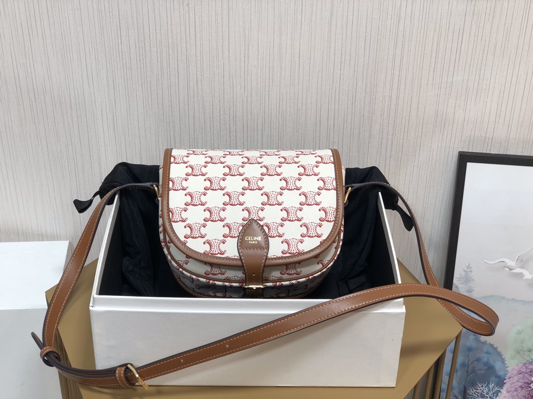 Celin Folco Triomphe Bag-18 X 17 X 6.CM