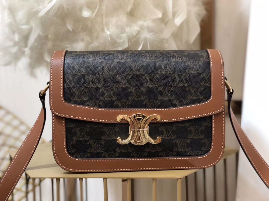 Celin Tambour Box Bag-22*16.5*7CM