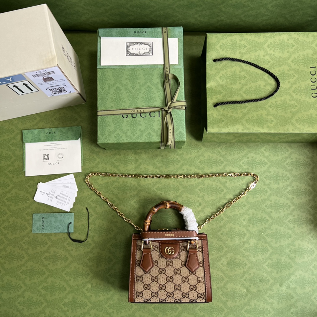 G*u*i diana top handbags-20x16x10cm