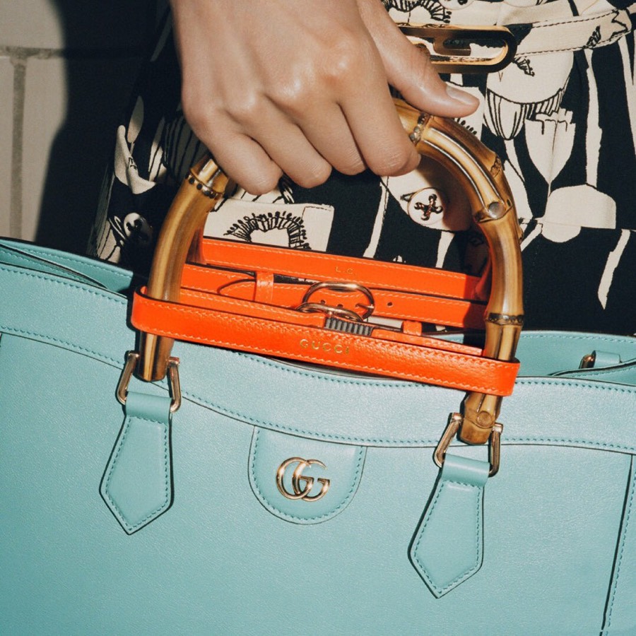 G*u*i diana top handbags