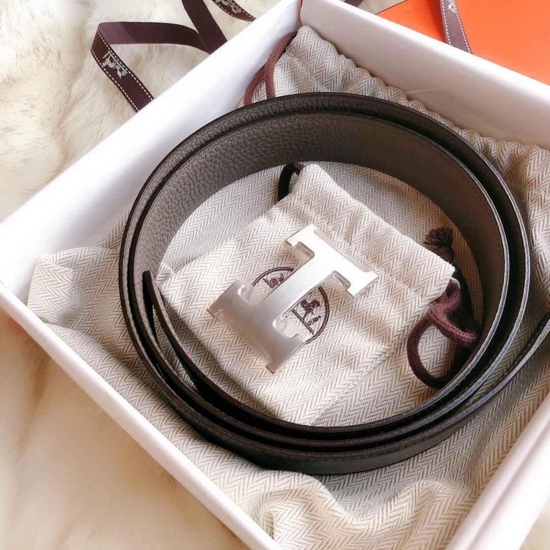 H**mes belt-3.2cm