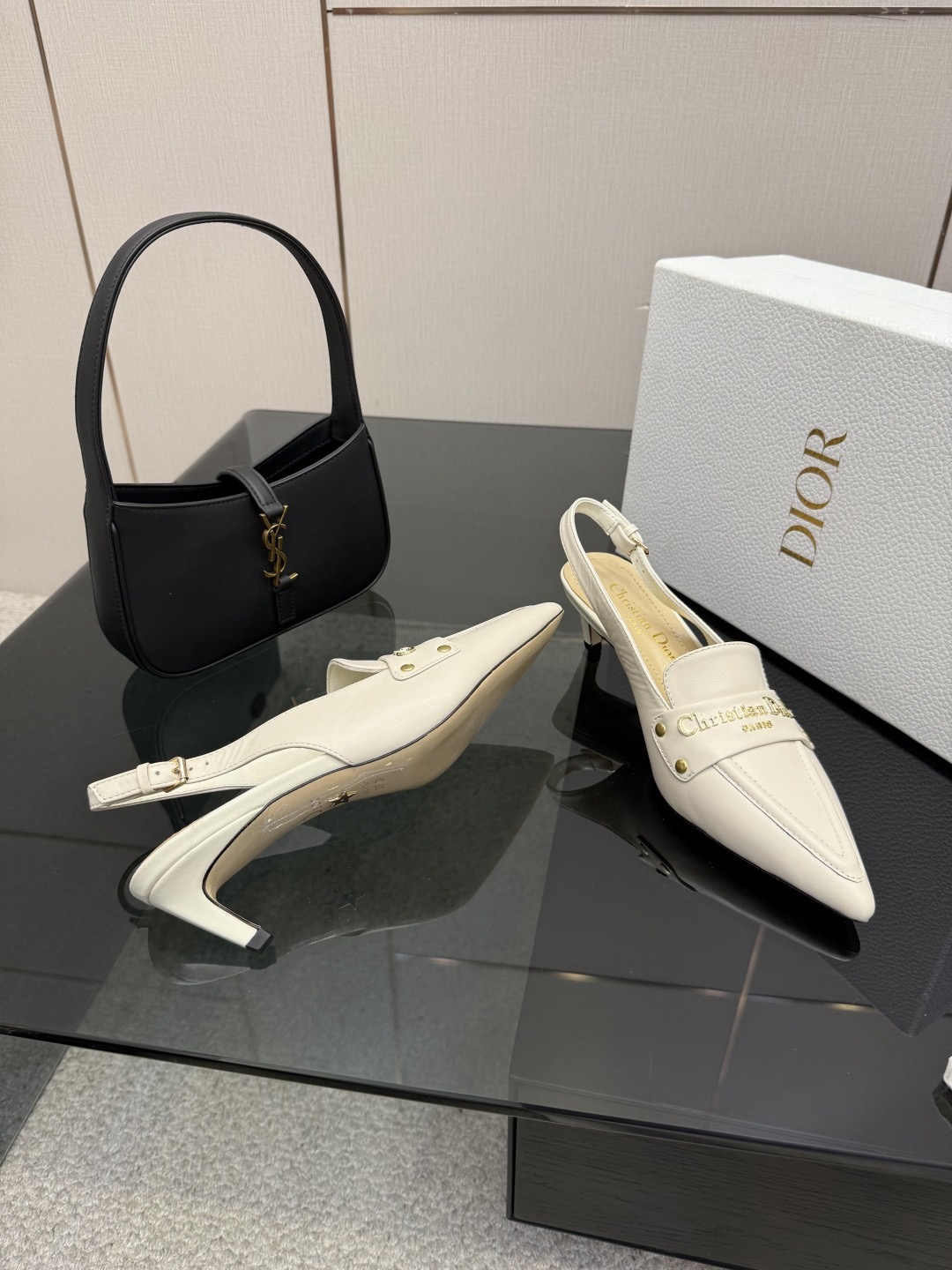 D*or Boy Leather Slingback Pump-5/8CM