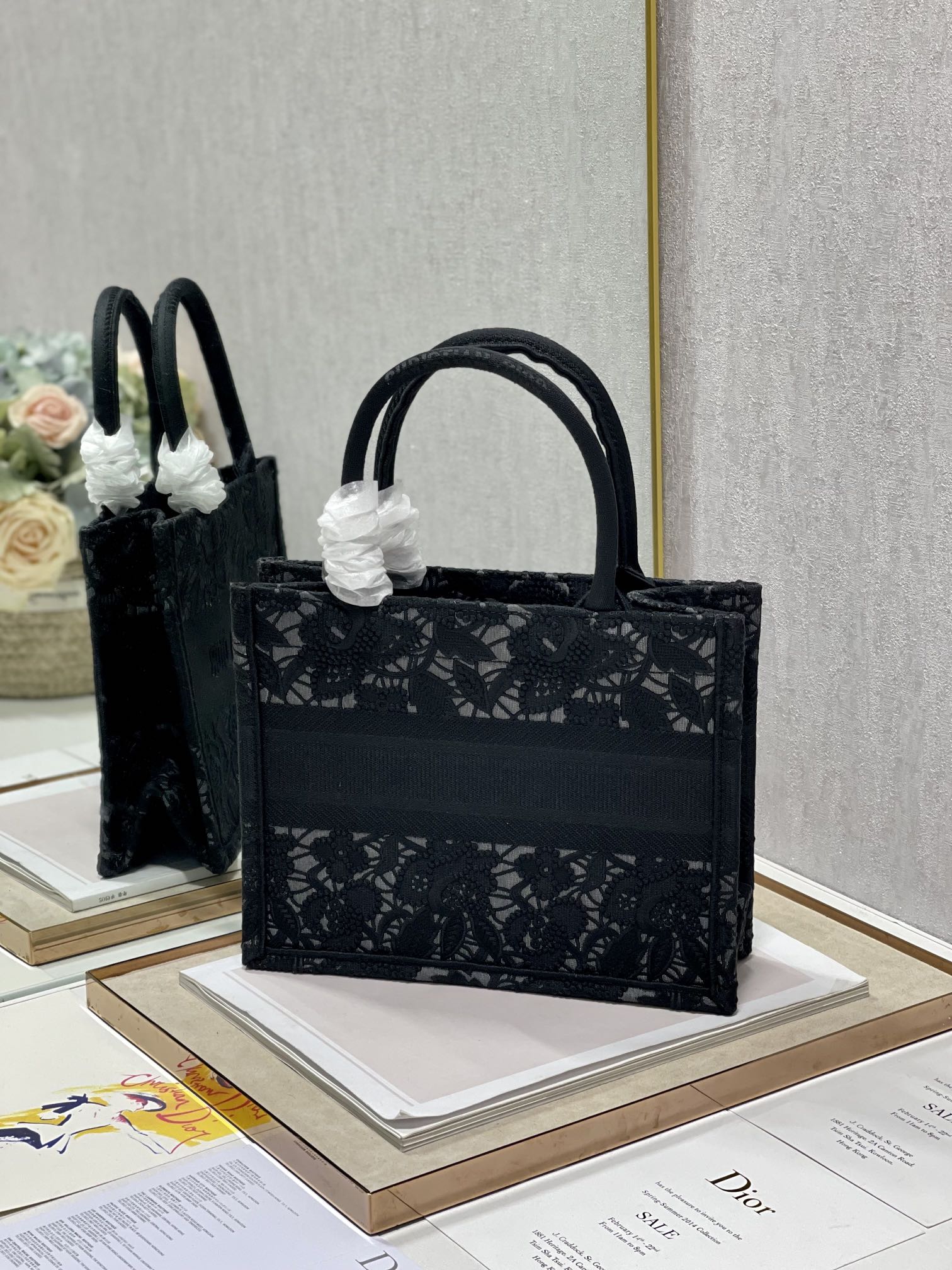 D*or small book tote-26*8*22cm
