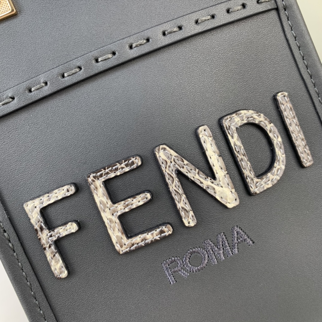 F**di mini tote bag-13*18*6.5cm