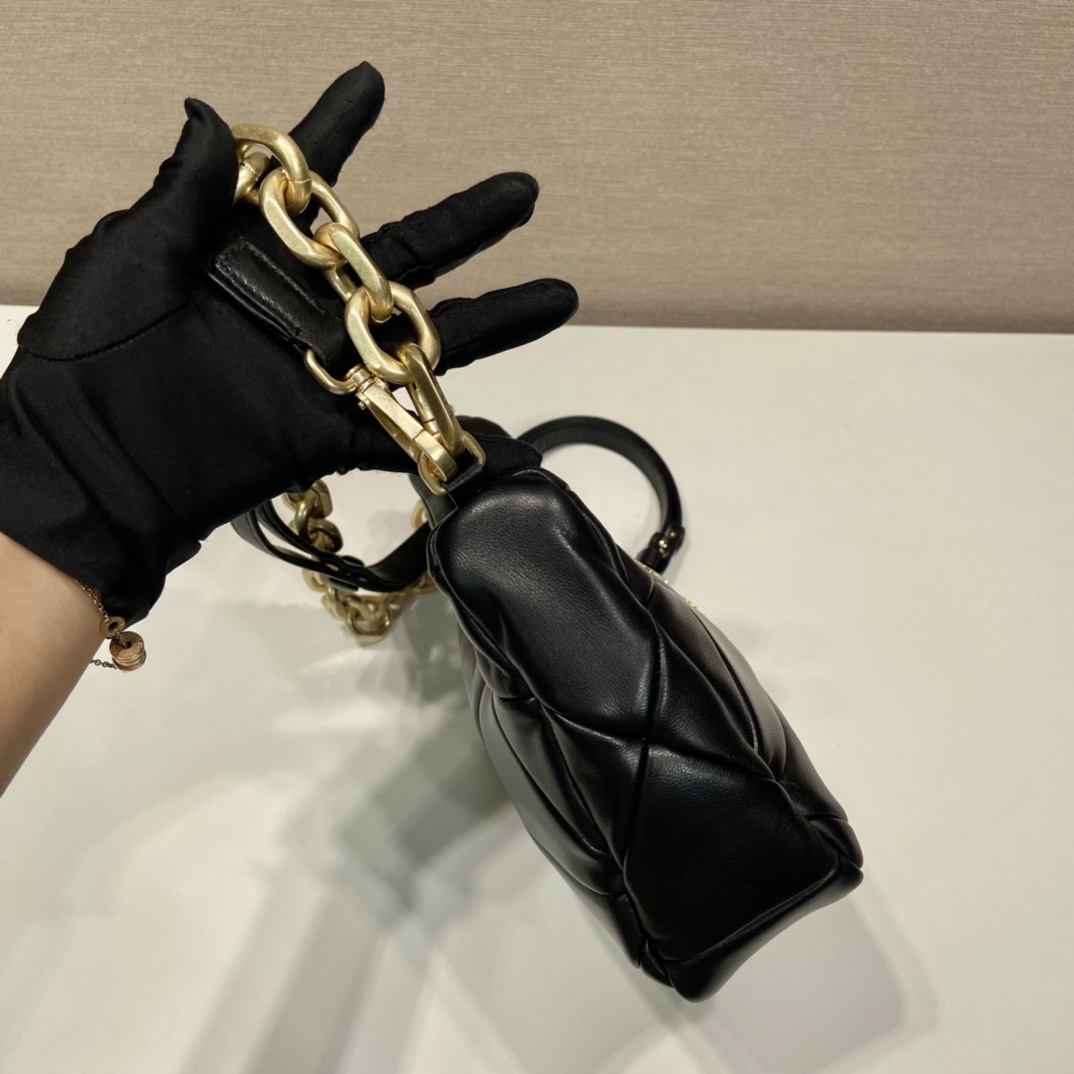 Pra*a system hobo bag 1bd158 -25*18*7cm