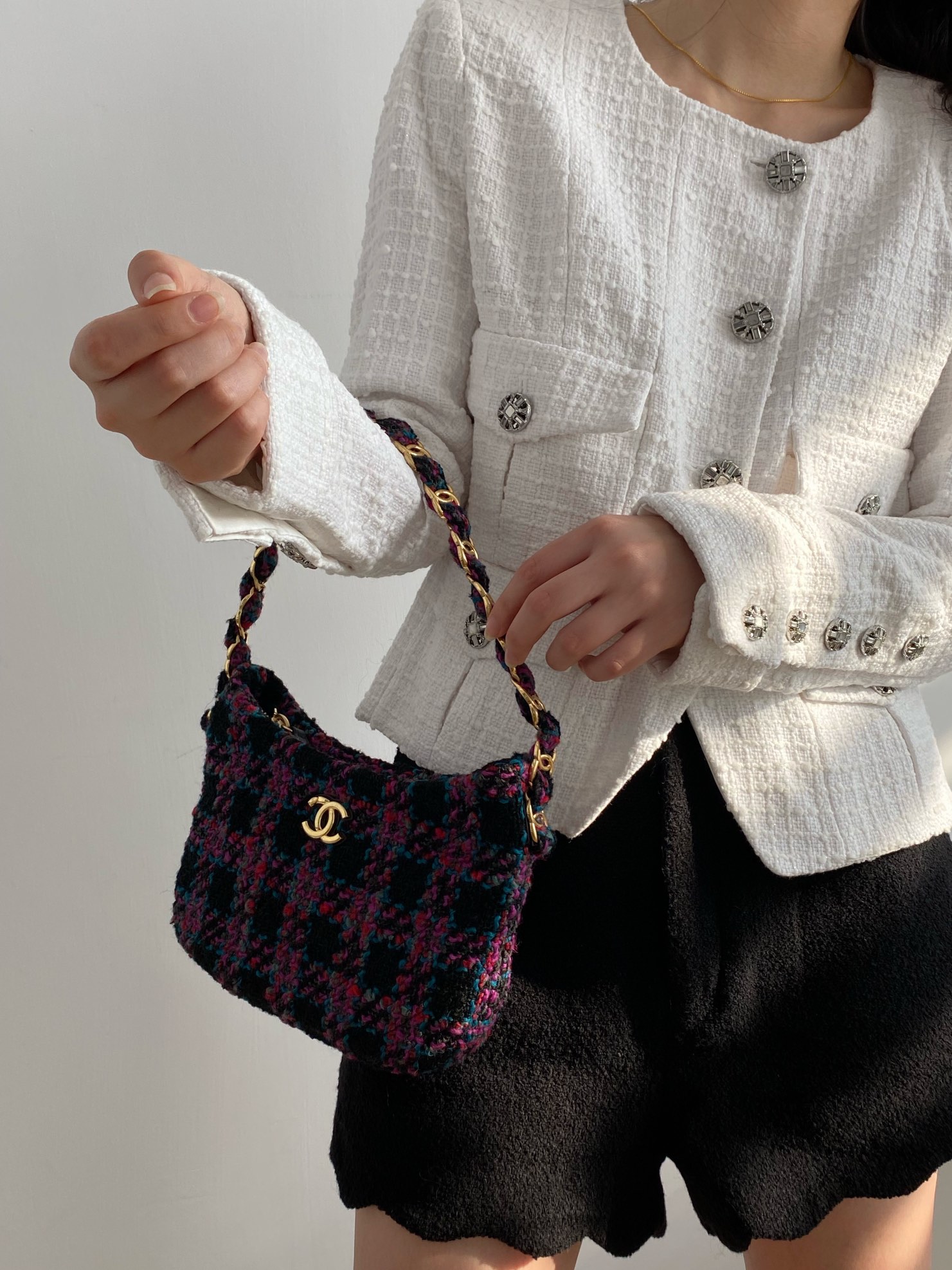 Ch@nel Hobo Handbags-24*17.5*6CM