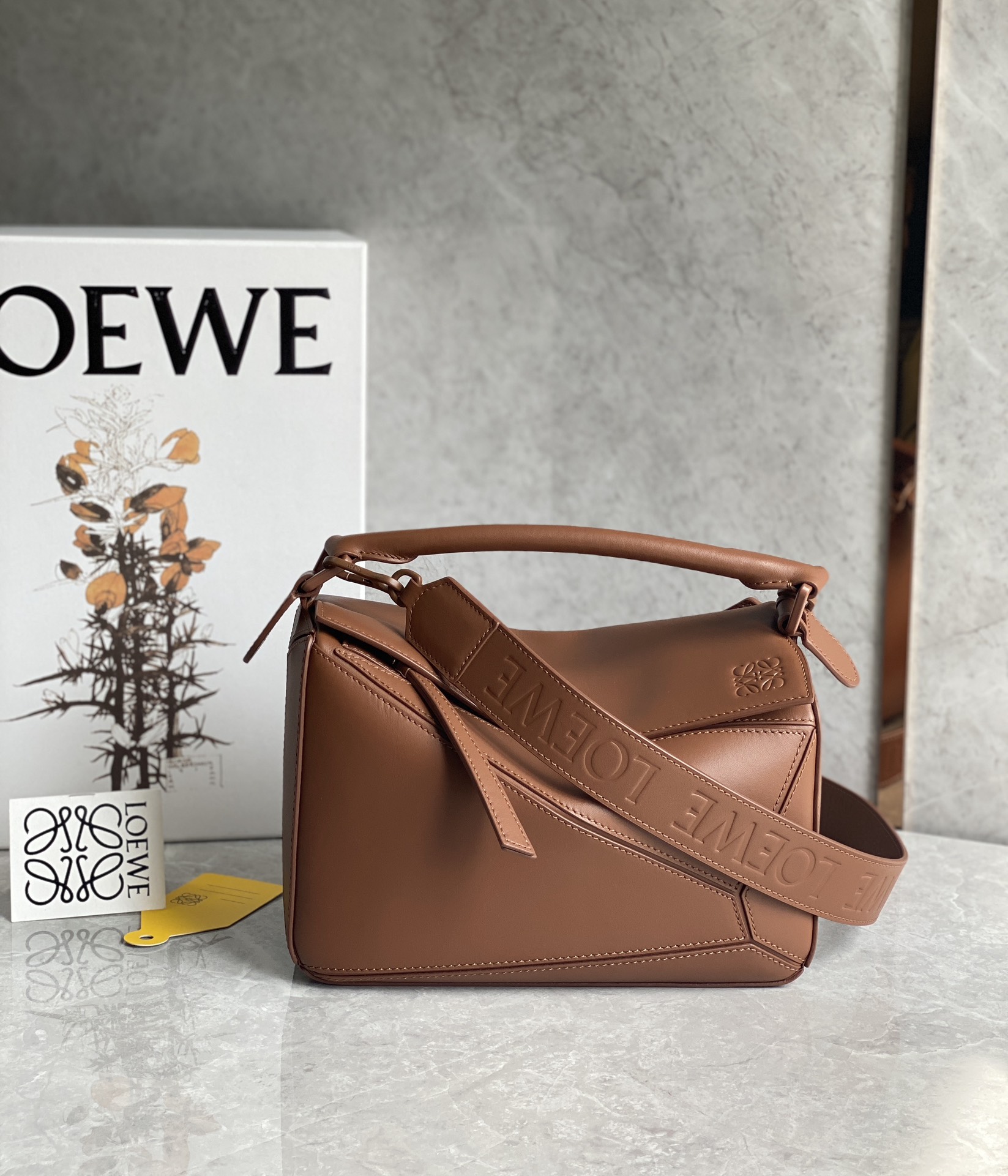 L0ew* puzzle small bag-24*10*14cm