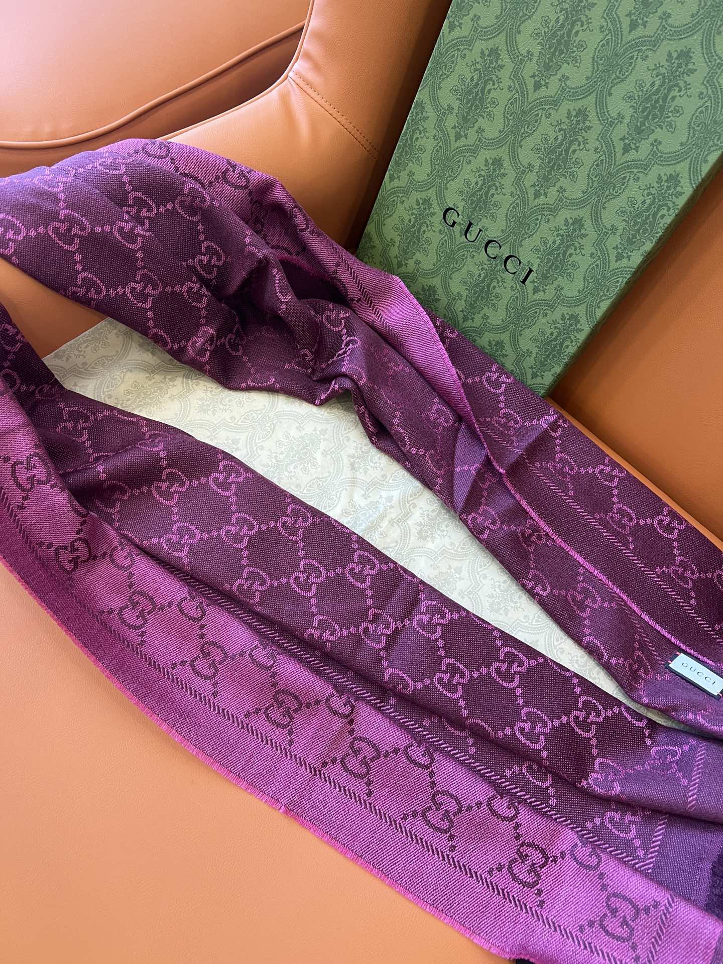 G*u*i scarf-48*180cm