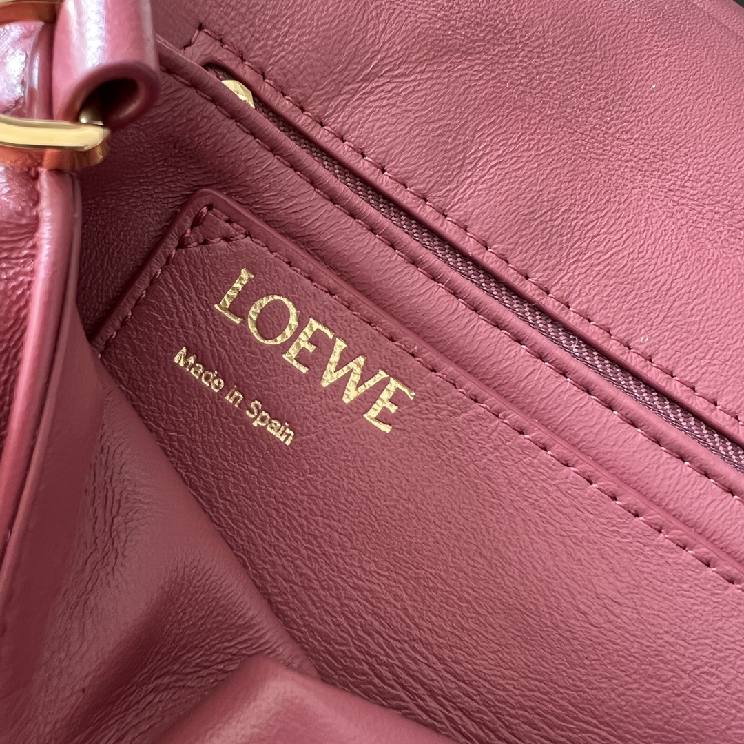 L0ew* puffer goya bag-23*13*6cm
