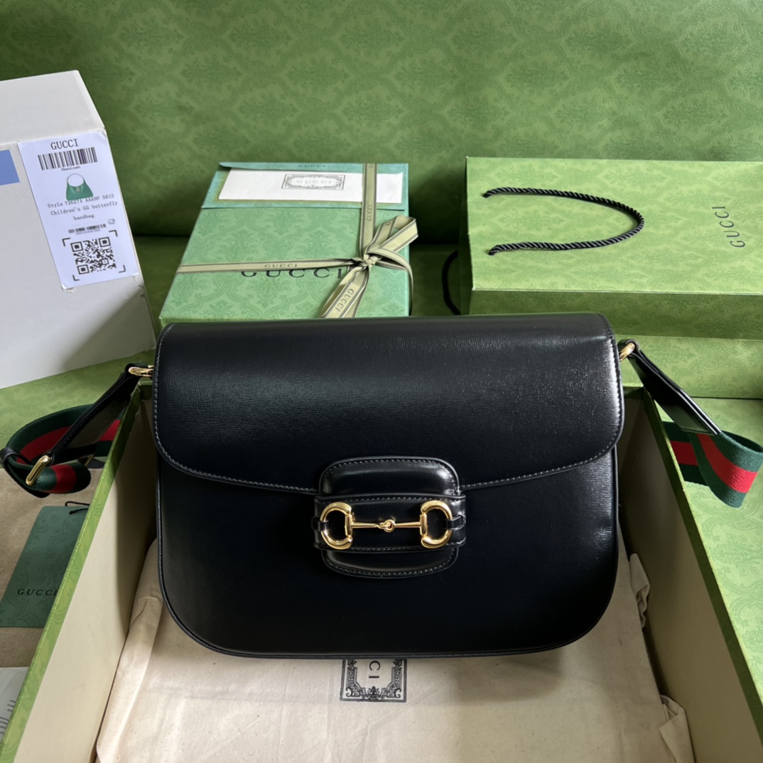 G*u*i 1955 horsebit shoulder bag-30*21*7.5cm