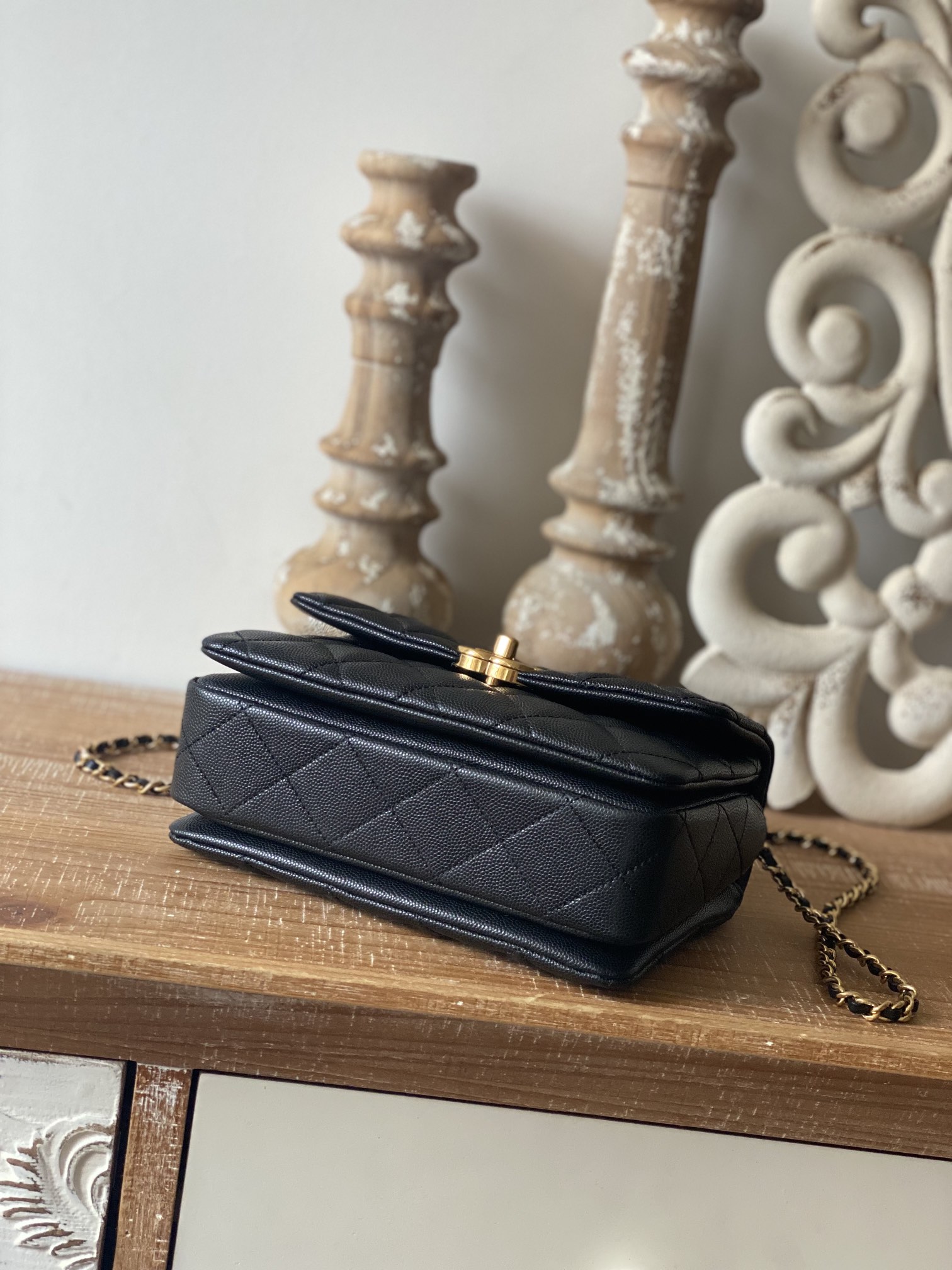 Ch@nel Flap Bag-13*20*9.5CM