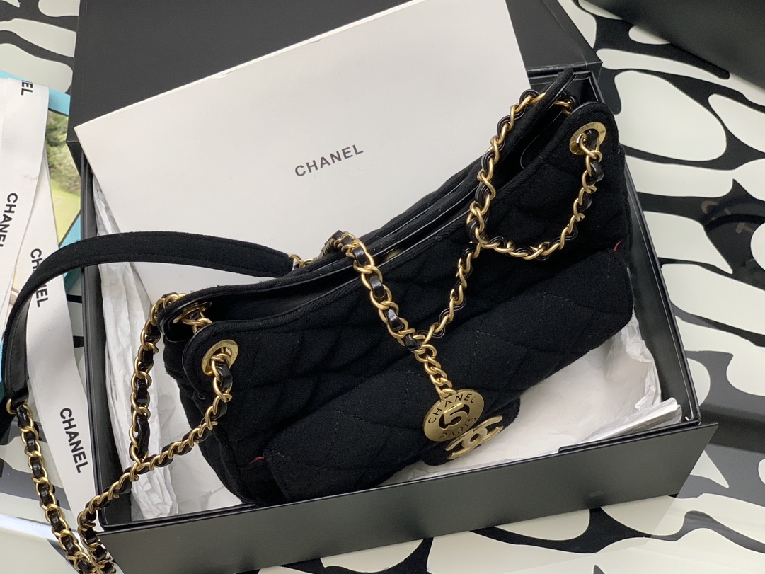 Ch@nel Hobo Handbags-21CM