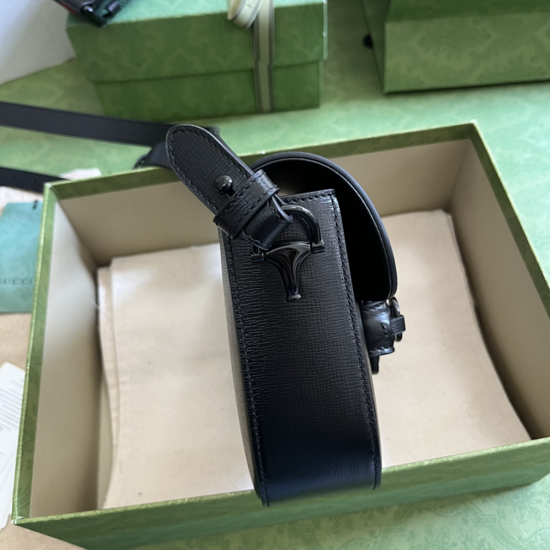 G*u*i 1955 horsebit shoulder bag-20.6*14.4*5.1cm