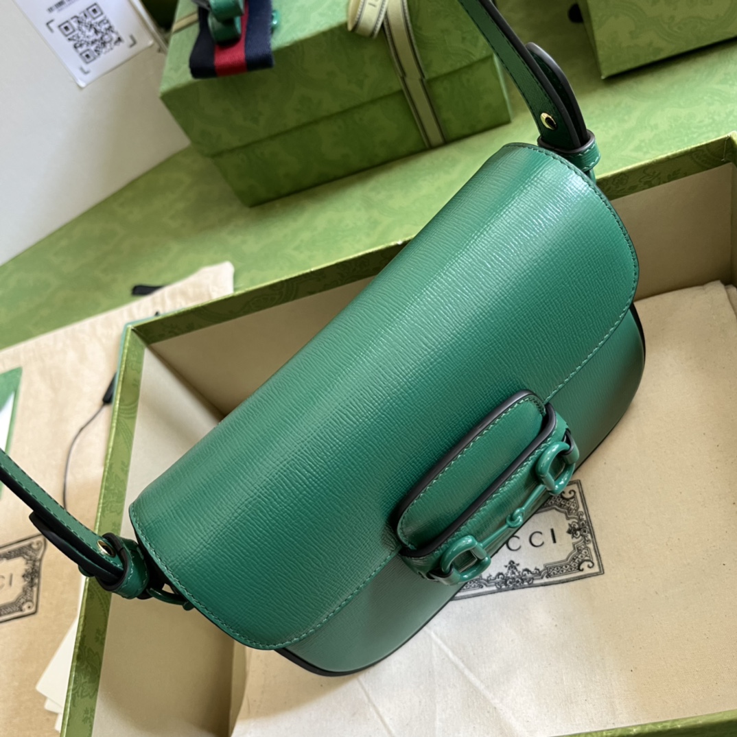 G*u*i 1955 horsebit shoulder bag-20.6*14.4*5.1cm