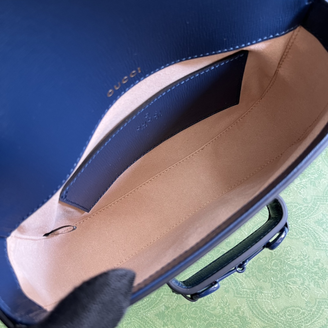G*u*i 1955 horsebit shoulder bag-20.6*14.4*5.1cm