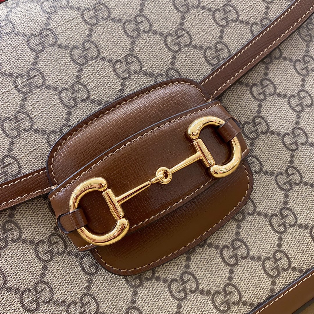 G*u*i 1955 horsebit shoulder bag-30*21*7.5cm