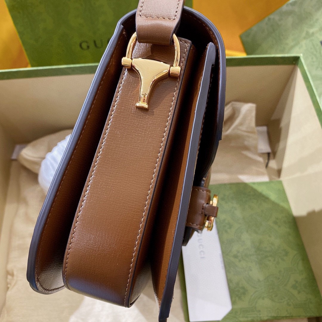 G*u*i 1955 horsebit shoulder bag-25*18*8cm