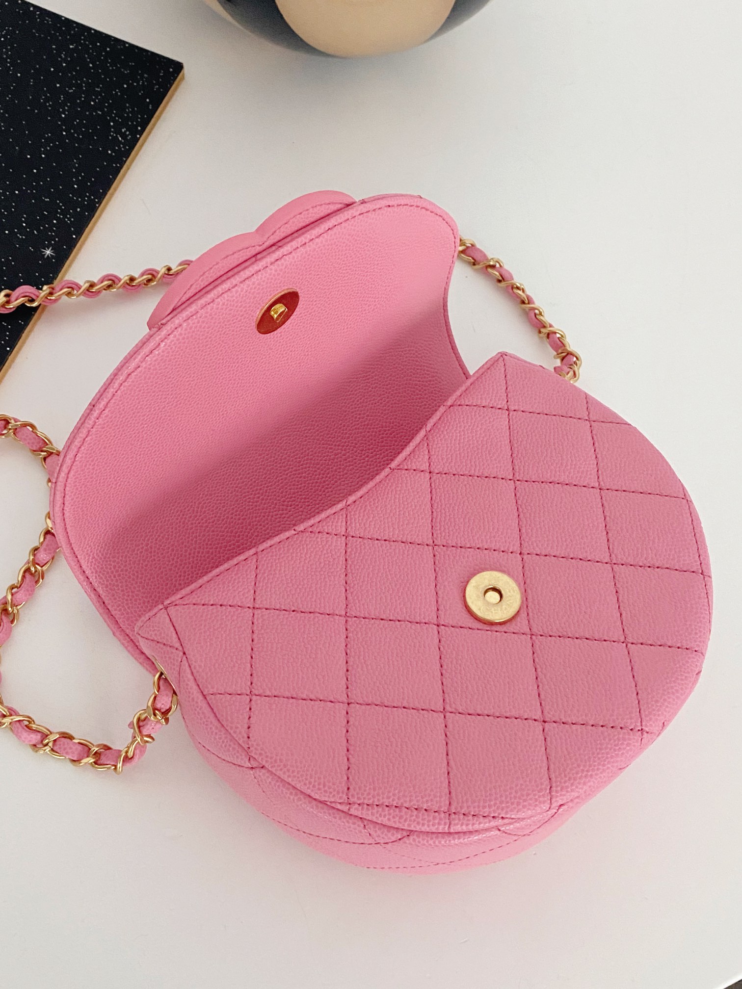 Ch@nel Vintage Saddle Bag-19*16*7CM