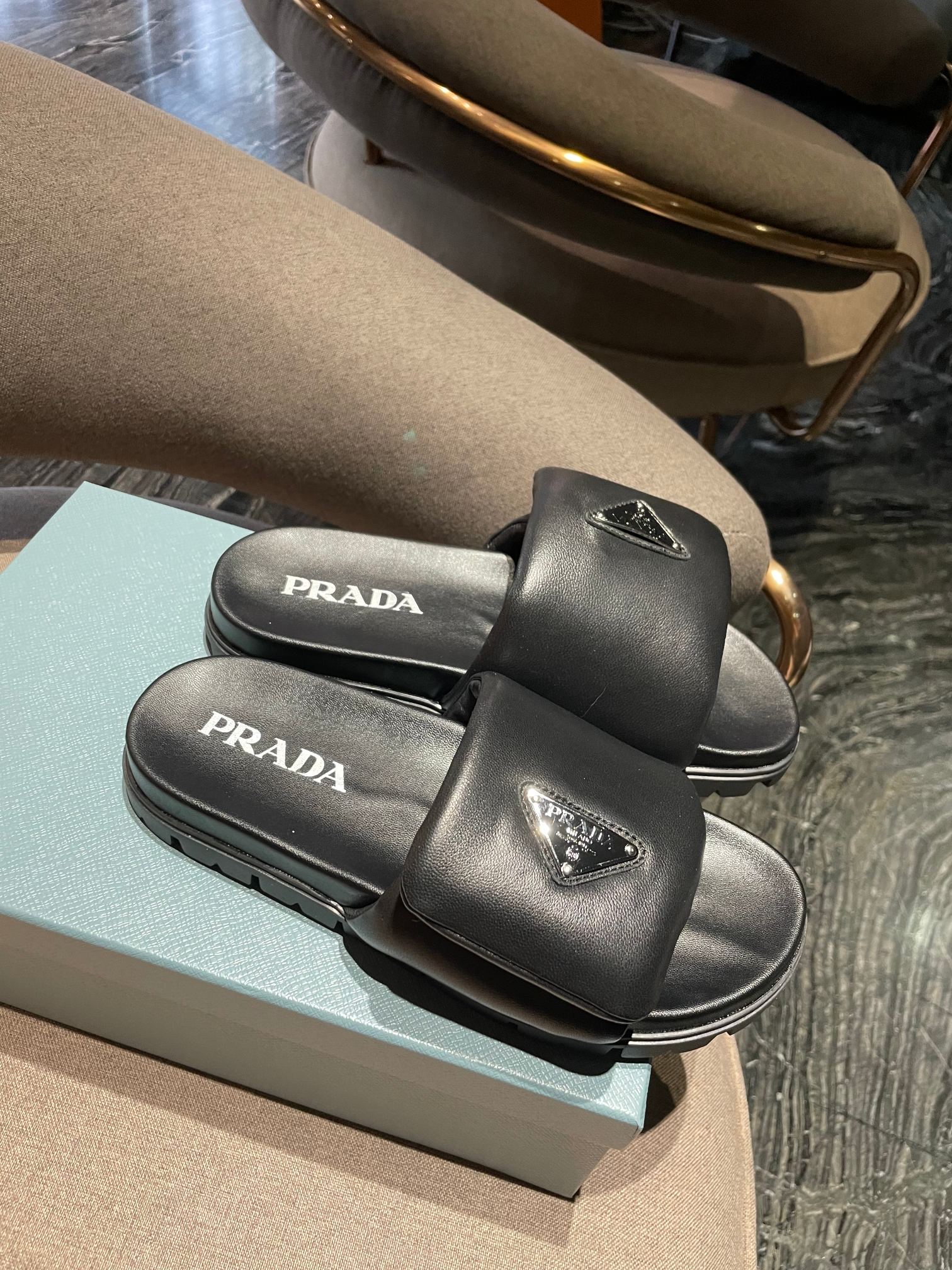 Pra*a boots 2023ss-3cm