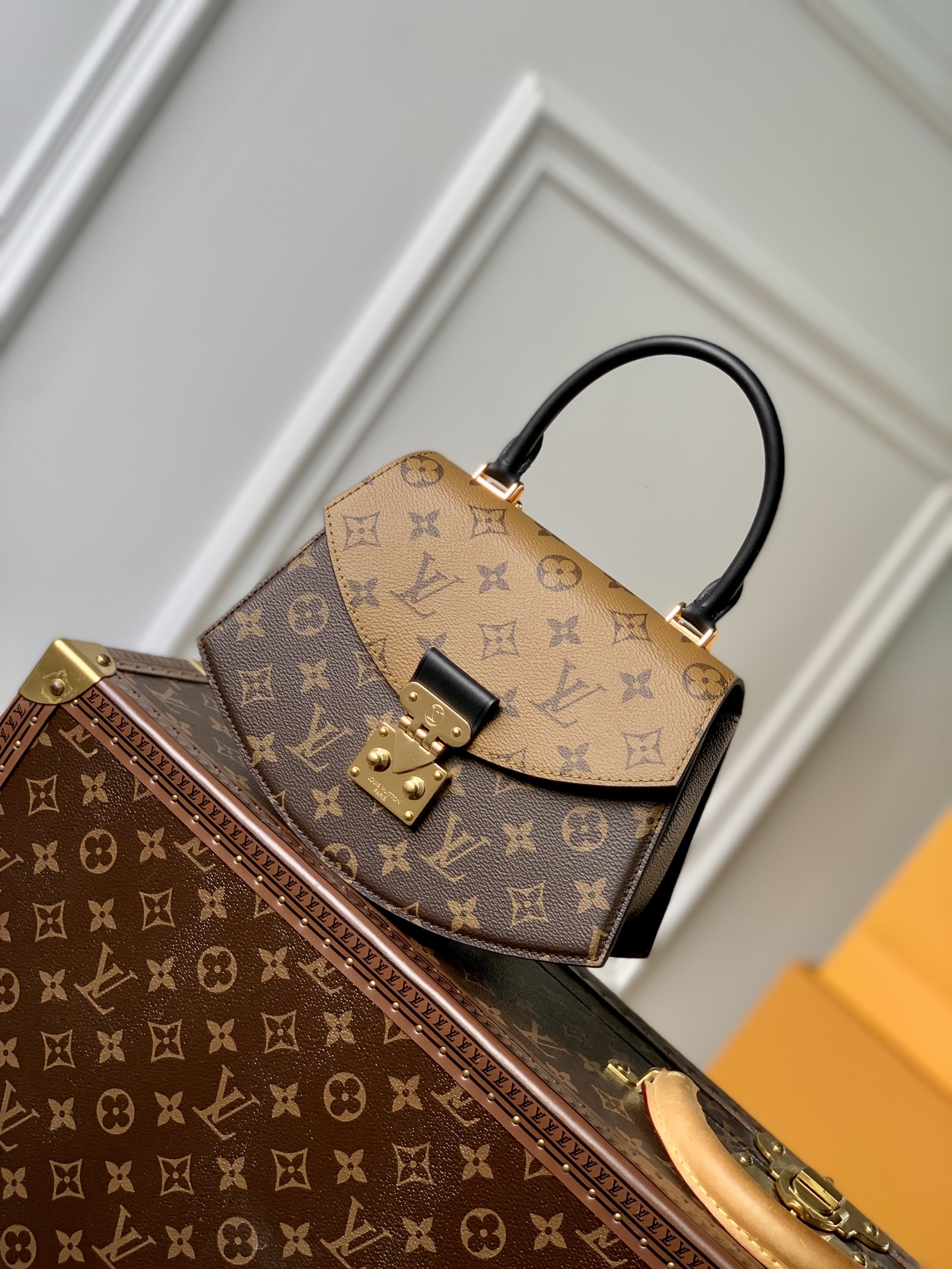 l0*is V*t0n vintage tilsitt bag m46548-23.5×16.5×8cm