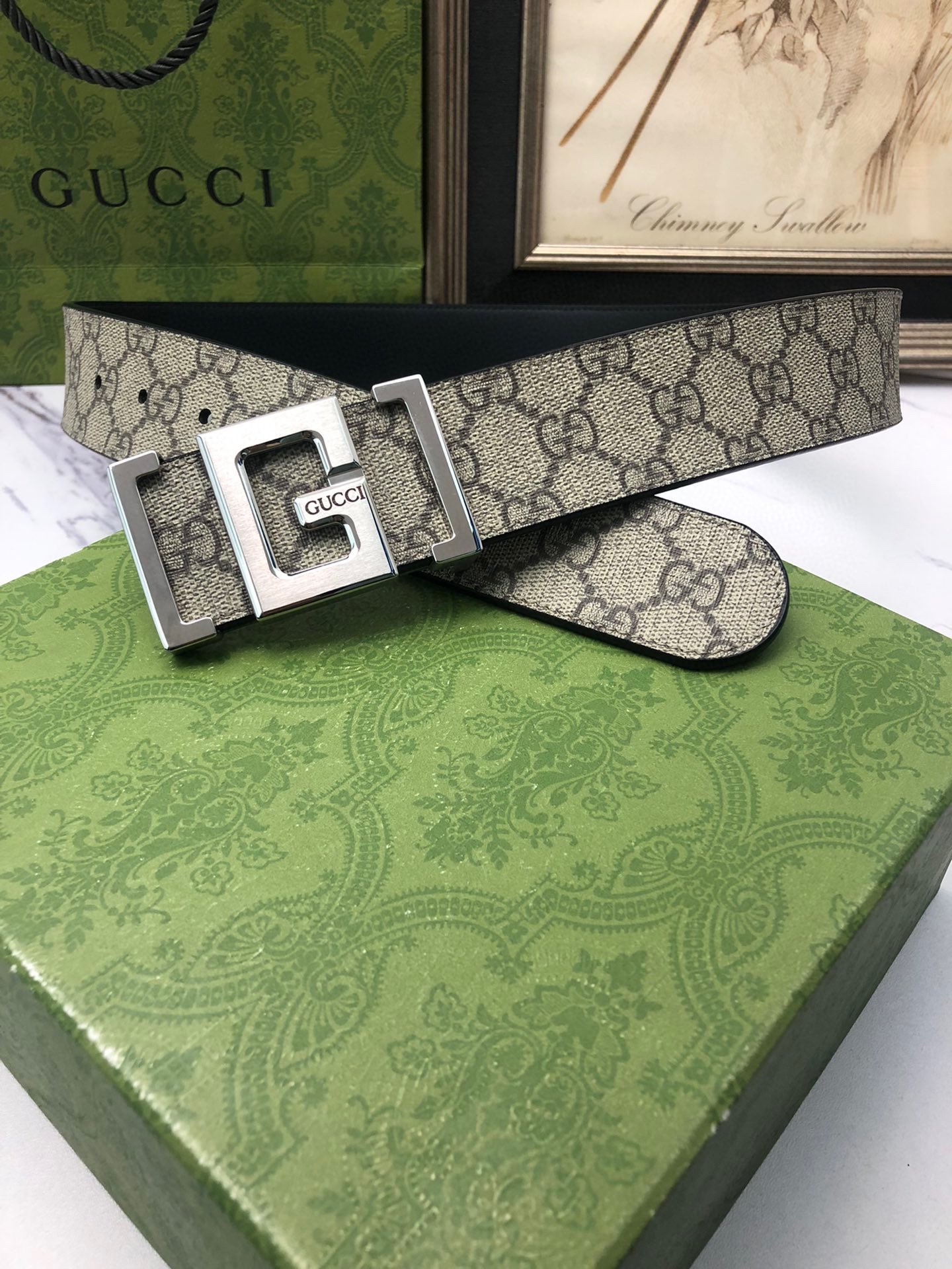 G*u*i belt-3.8cm