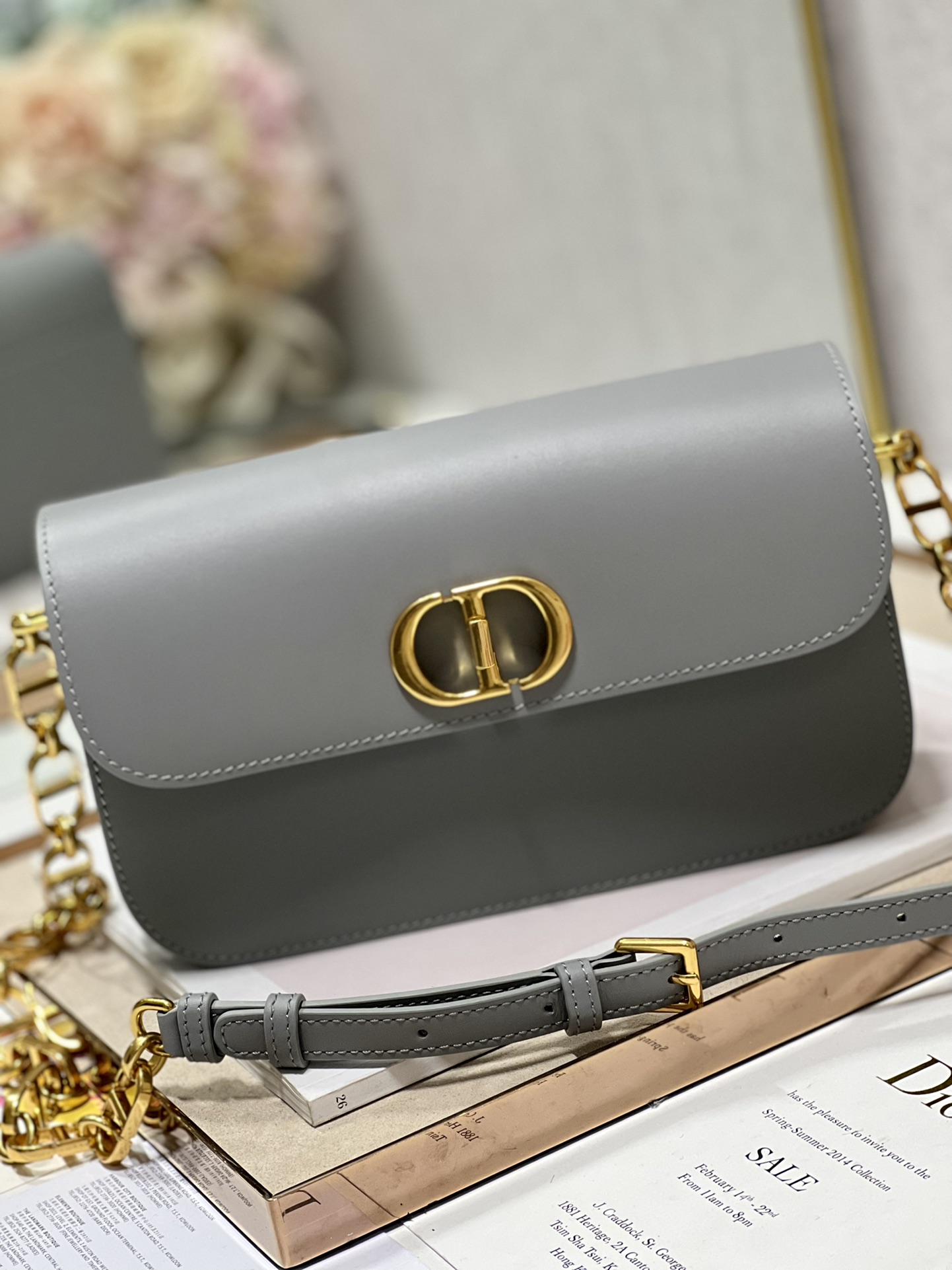 Di0r 30 Montaigne Avenue Bag-22.5×12.5×6.5CM
