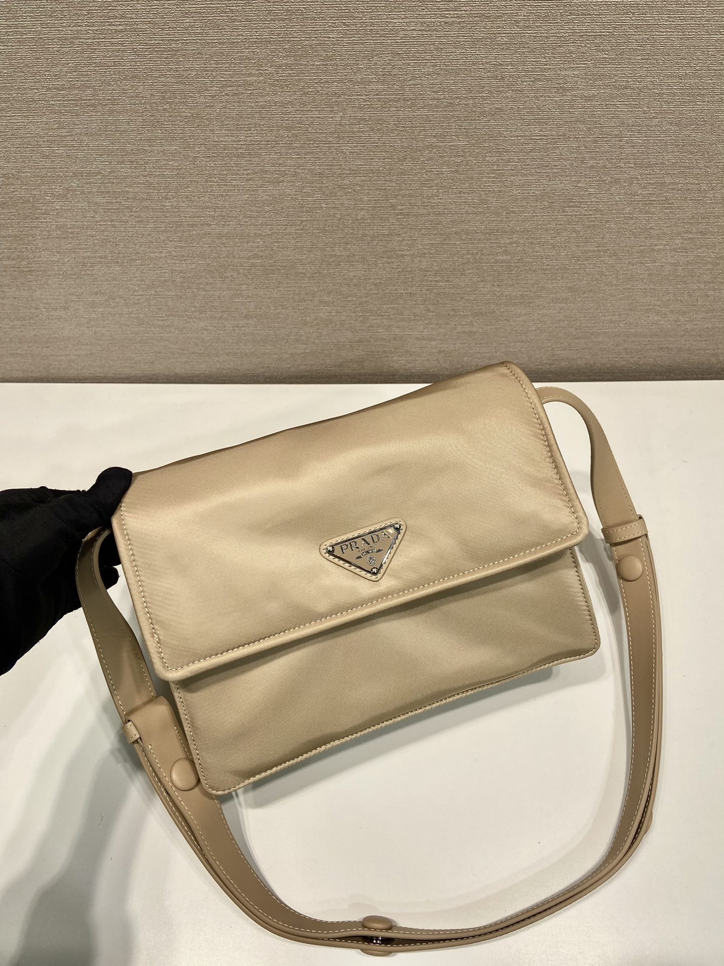 Pra*a 1bd256 shoulder bag-23.5*18*11cm