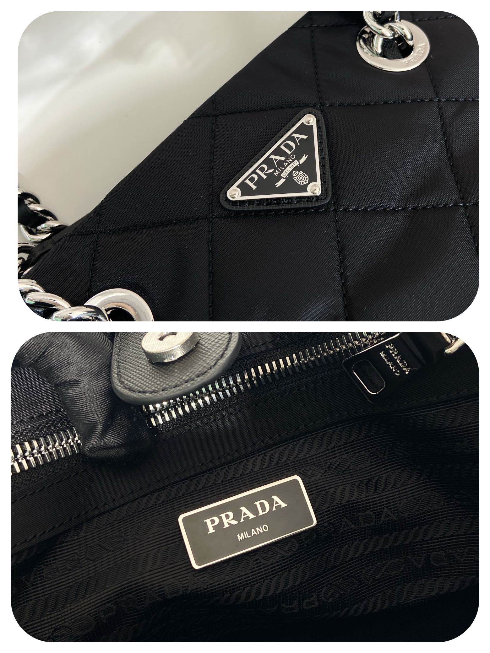 Pra*a 1bd650 tote bag-30*24*17cm