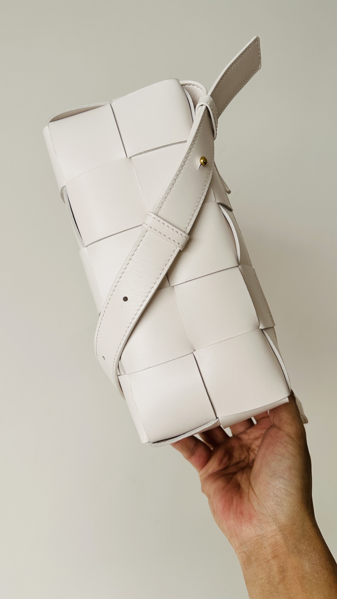b0tte*a Ven*ta br1ck mini cassette bag-23.5*10*10cm