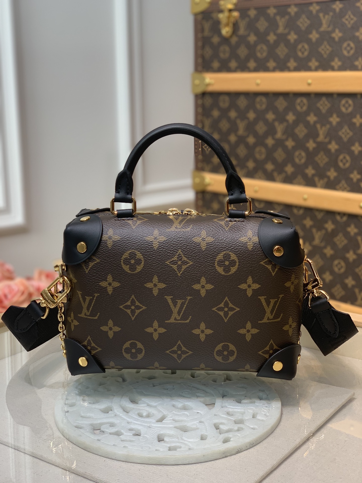 l0*is V*t0n petite malle souple-20x12x9.5cm