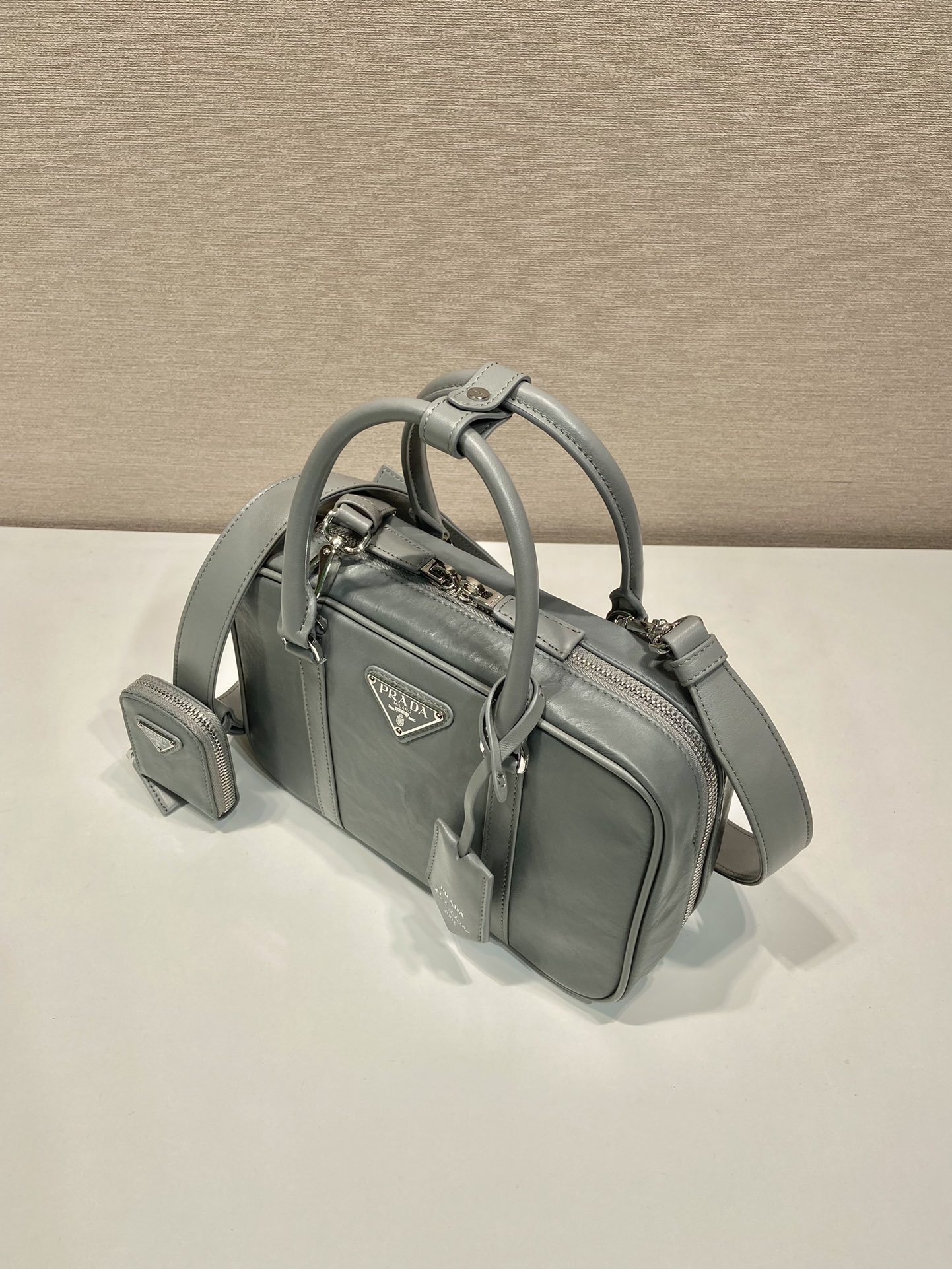 Pra*a 1bb092 boston tote-24*15.5*7cm