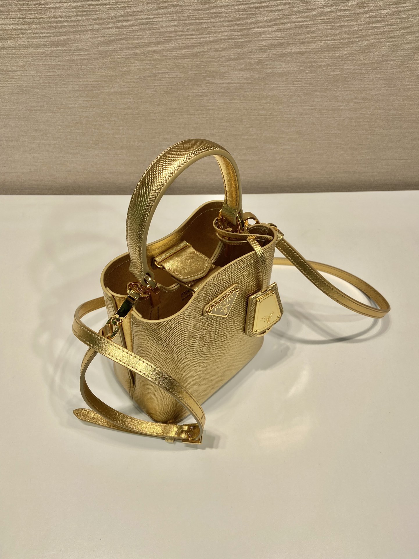 Pra*a 1ba373 tote-15*16*9.5cm