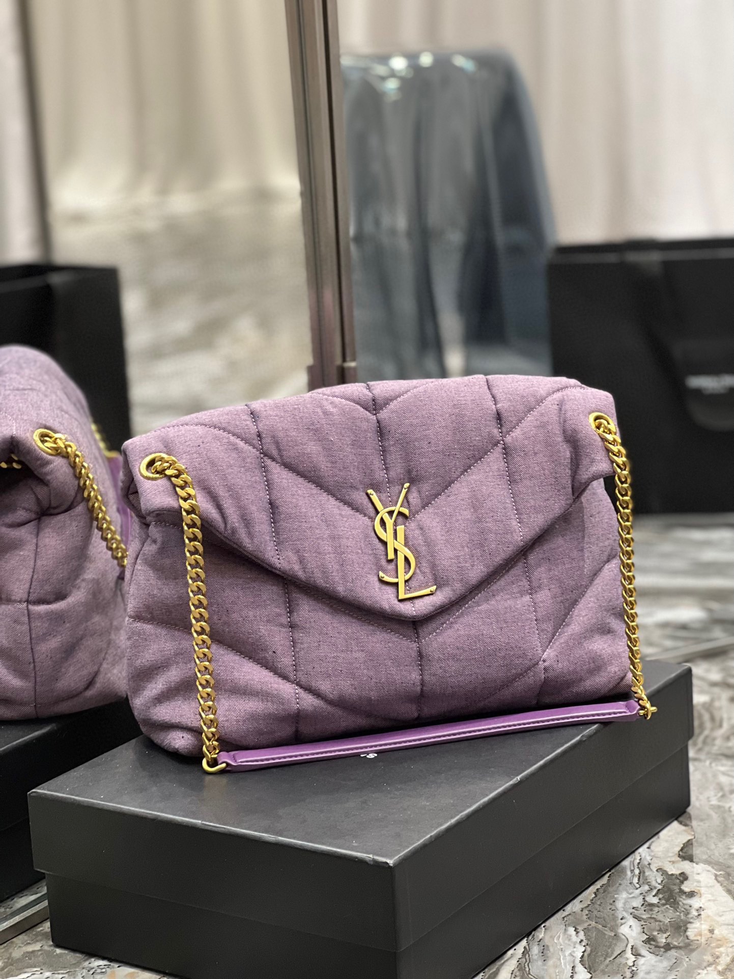Y*L large loulou bag-35×23×13.5cm