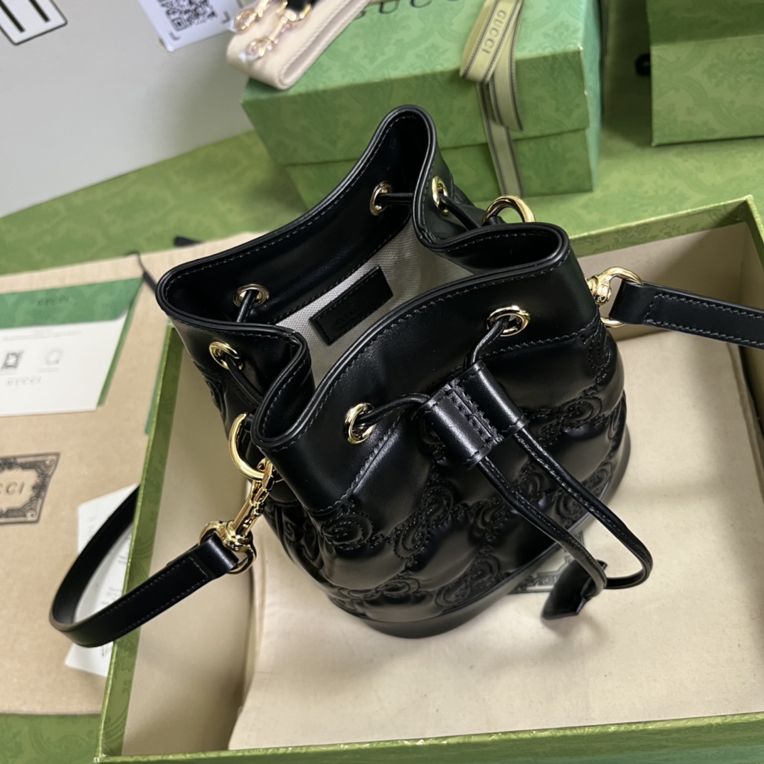 G*u*i gg matelassé bucket bag-17*20*10cm