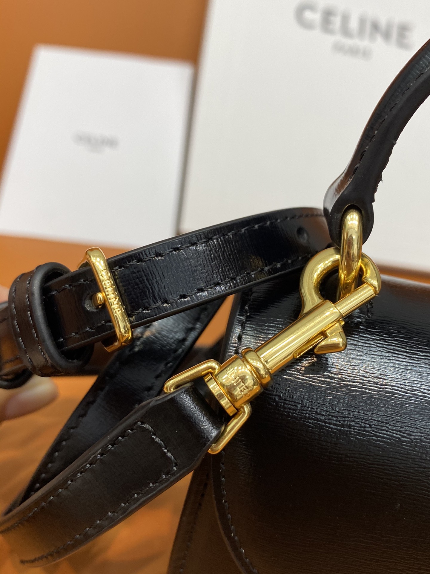 Ce**e mini besace triomphe bag-15.5x11.5x5cmcm