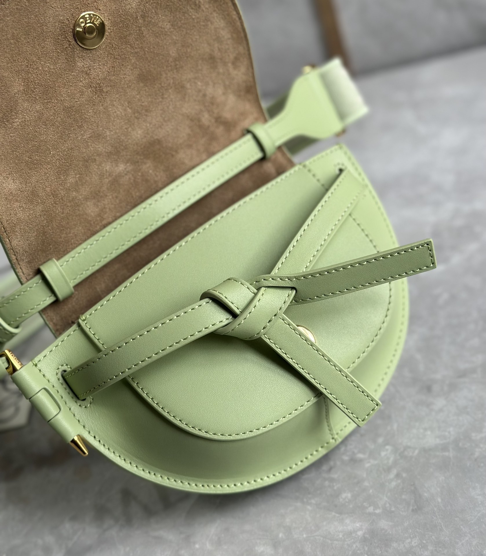 L0ew* mini gate dual bag-21*12.5*9cm
