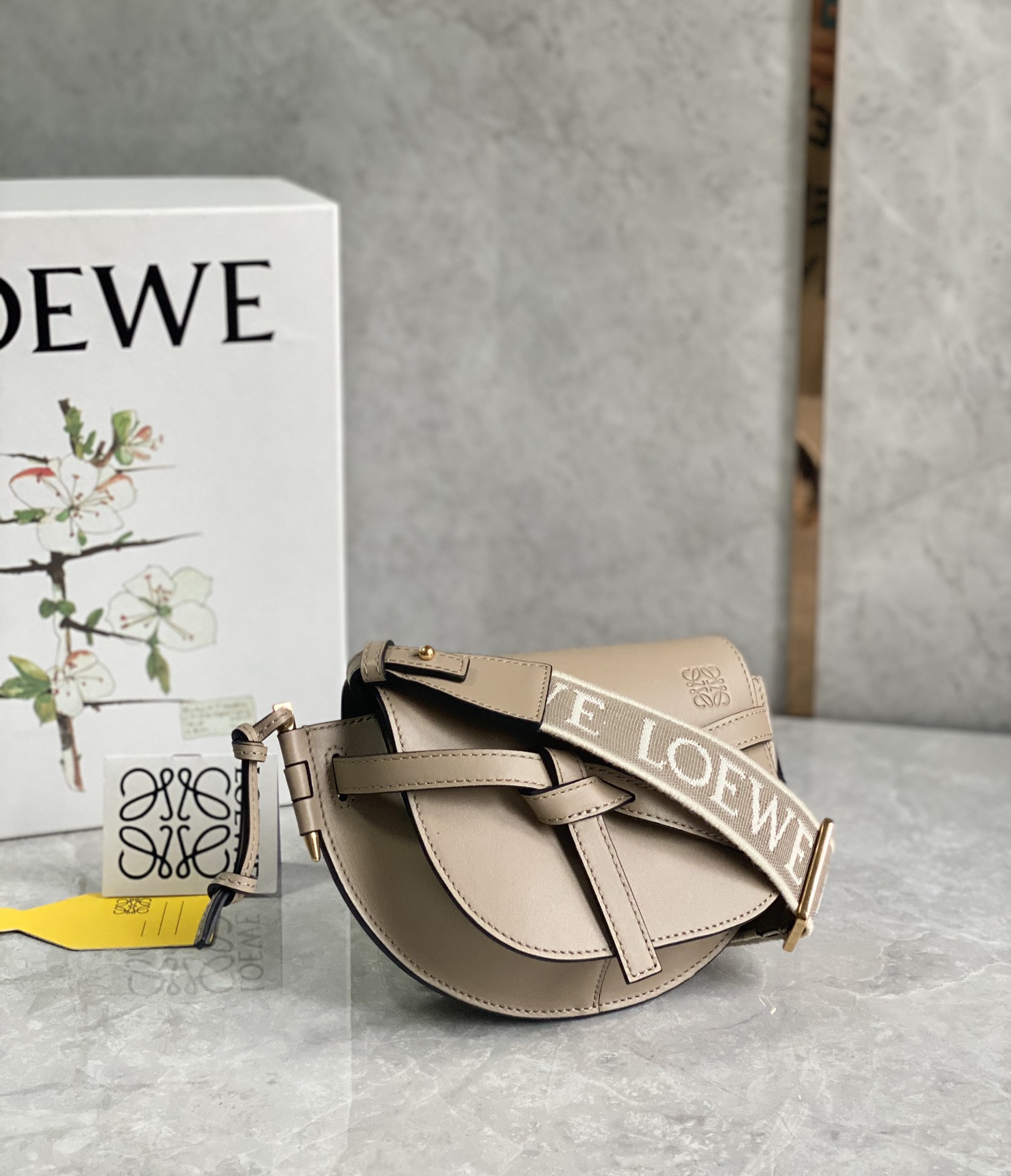 L0ew* mini gate dual bag-21*12.5*9cm
