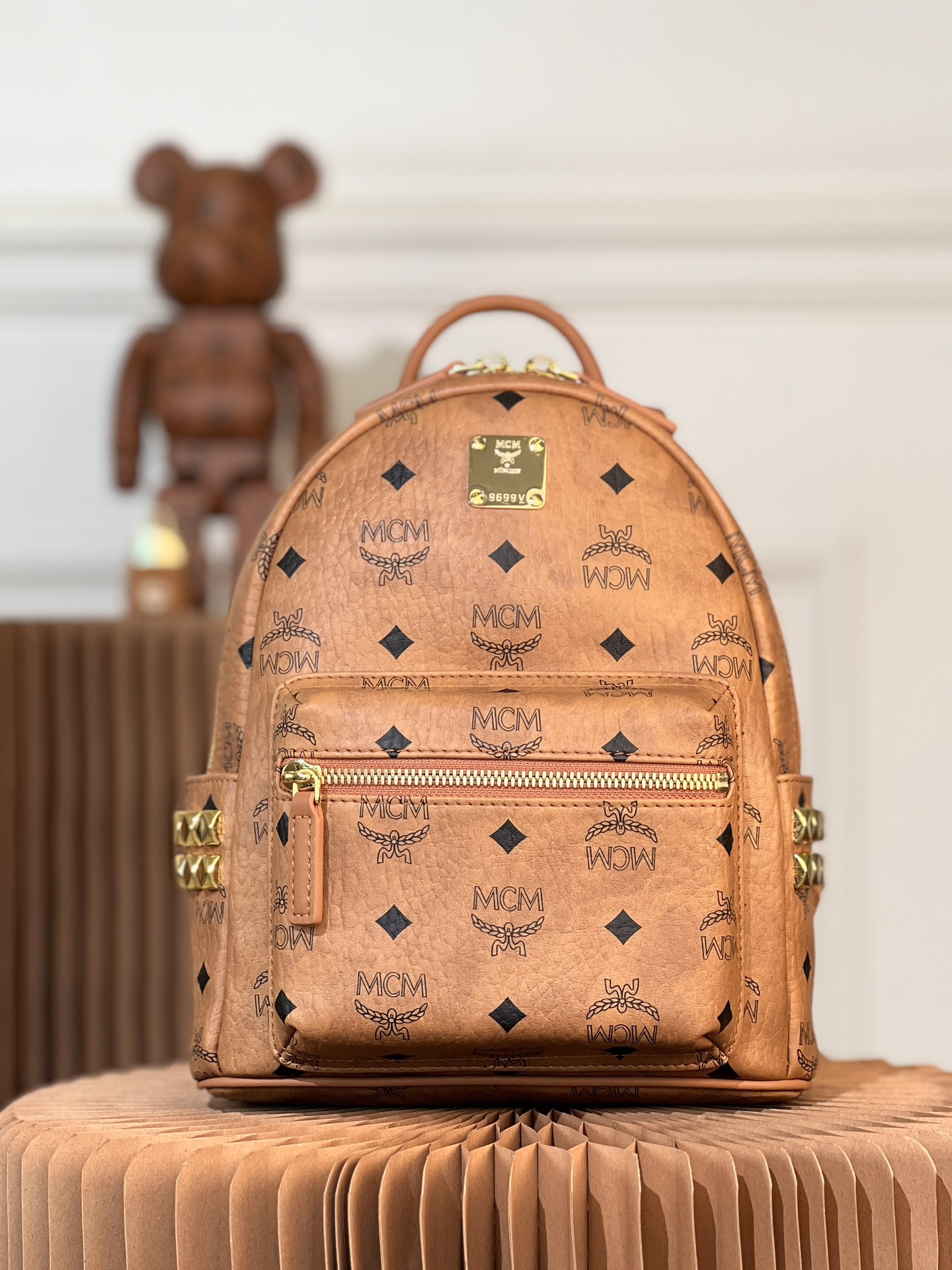 MCM Backpack-10.5 x 21.5 x 26CM