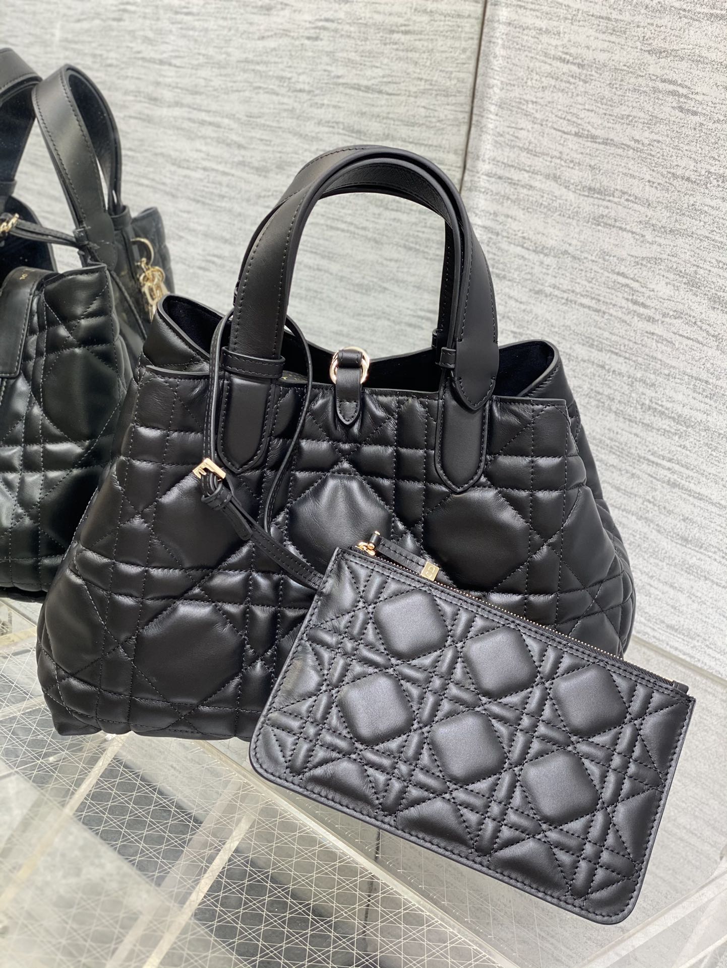 D*or toujours tote bags-23*15*15&28.5*19*21cm