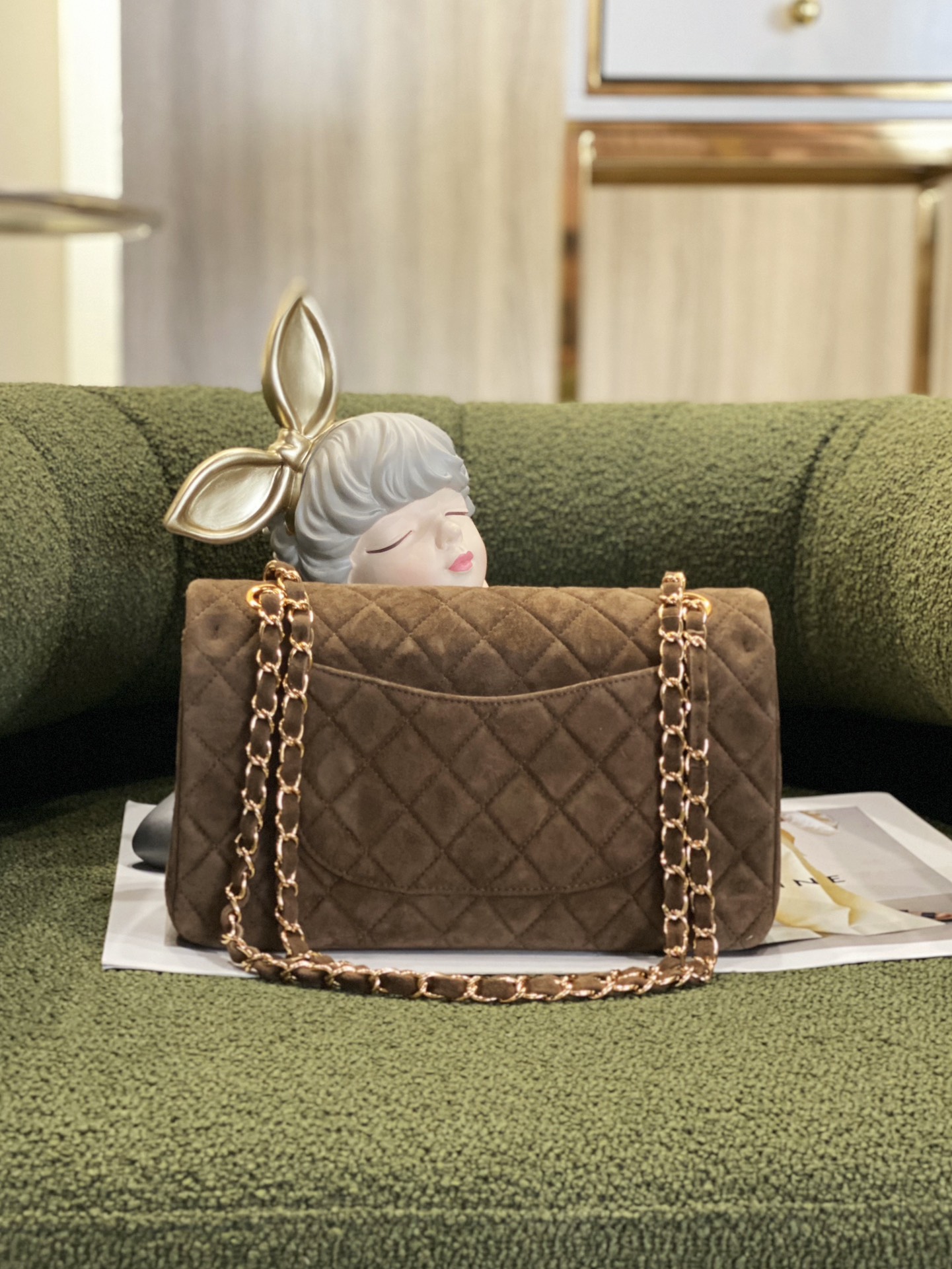 Ch@nel Flap Bag-25.5CM
