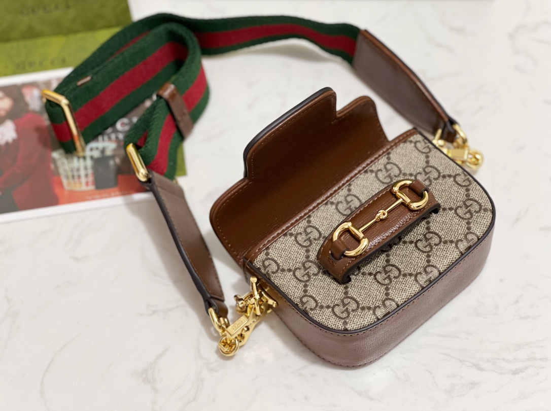 G*u*i gg horsebit 1955 bag-12*9*4cm
