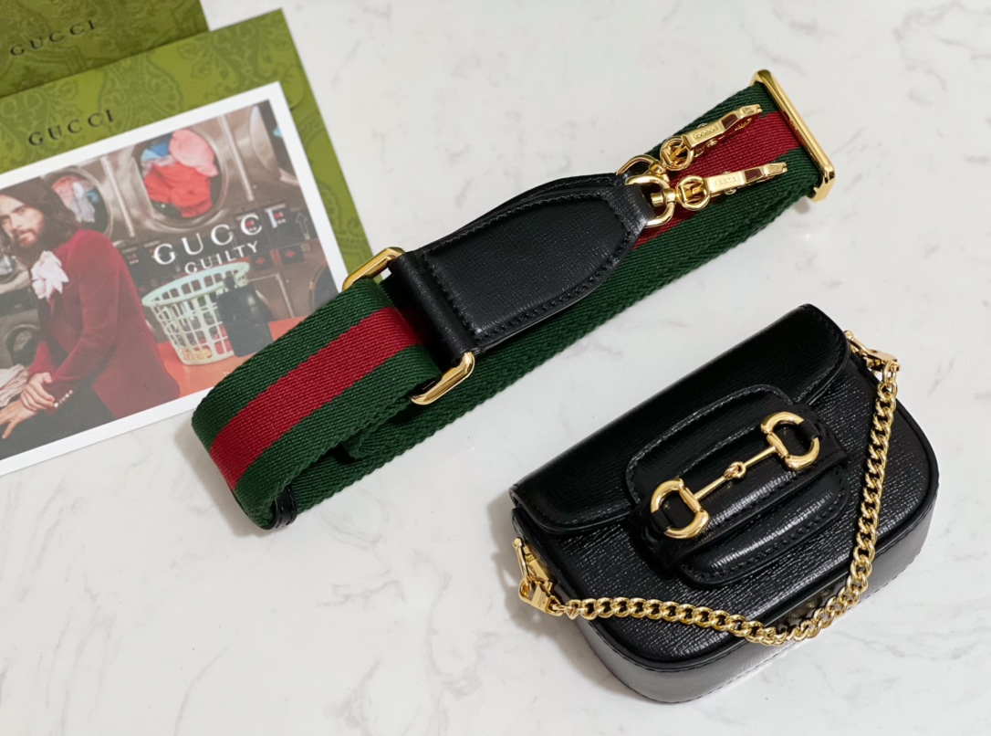 G*u*i gg horsebit 1955 bag-12*9*4cm
